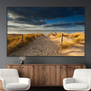 Ocean Beach Dark Clouds Wall Art Canvas Print by MyGreatCanvas | Canvas Wall Art Prints | Photo Prints & Wall Decor