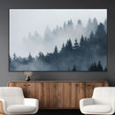 Foggy Pine Forest Wall Art Canvas Print by MyGreatCanvas | Canvas Wall Art Prints | Photo Prints & Wall Decor