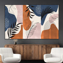 Boho Wall Art Canvas Print Set Mid-Century Prints Bohemian