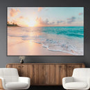 Beach Sunrise Wall Art, Coastal Seascape Canvas Print, Ocean by MyGreatCanvas | Canvas Wall Art Prints | Photo Prints & Wall Decor