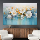 Abstract Flower Wall Art Canvas Print