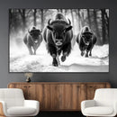 Buffalo Wall Art Canvas Print, Bison Family Wall Art Canvas by MyGreatCanvas | Canvas Wall Art Prints | Photo Prints & Wall Decor