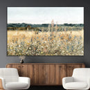 Wildflower Field Wall Art Canvas | Nature-Inspired Landscape