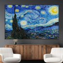 Vincent Van Gogh The Starry Night Abstract Wall Art Canvas