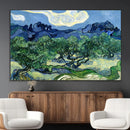 Olive Trees Van Gogh Wall Art Canvas Print