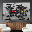 RedBull Formula 1 Canvas Wall Art Print