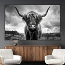 Scottish Cow Wall Art Canvas Print | Longhorn Wall Art | by MyGreatCanvas | Canvas Wall Art Prints | Photo Prints & Wall Decor