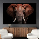 Wild Elephant Wall Art Canvas Print, Africa Savannah Wild by MyGreatCanvas | Canvas Wall Art Prints | Photo Prints & Wall Decor