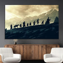 Fellowship Journey Wall Art – Fantasy Adventure Canvas Print by MyGreatCanvas | Canvas Wall Art Prints | Photo Prints & Wall Decor