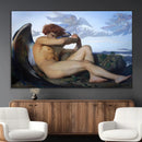 Fallen Angel Wall Art Canvas Print – Classic Art, Framed,