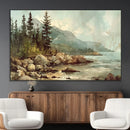 Abstract Acadia National Park Wall Art Canvas Print -