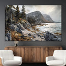 Serene Coastal View of Acadia National Park - Stunning