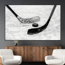 Winter Ice Hockey Sport Canvas Wall Art Print - Hockey Wall by MyGreatCanvas | Canvas Wall Art Prints | Photo Prints & Wall Decor