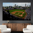 Chicago Cubs Baseball Team Print - Wrigley Field Stadium