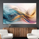 Abstract Flowing Colors Wall Art Canvas Print