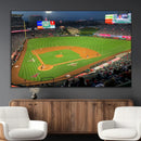 Angel Stadium Aerial Canvas Print – Los Angeles Angels