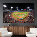 Fenway Park Wall Art Canvas Print | Large Baseball Stadium