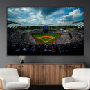 3-Panel Kauffman Stadium Wall Art Print | Large Kansas City