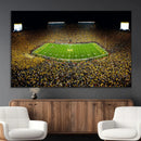 Stadium in Michigan Wall Art Canvas Print, Framed American