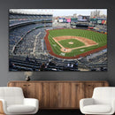 New York Yankees Baseball Team Print - Yankee Stadium Wall