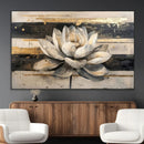 Lotus Flower Wall Art – Framed Abstract Floral Canvas by MyGreatCanvas | Canvas Wall Art Prints | Photo Prints & Wall Decor