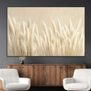 Grass Wall Art Print - Elegant Neutral Decor for Living