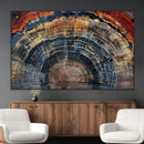 Abstract Tree Ring Wall Art, Colorful Framed Tree Ring Wall by MyGreatCanvas | Canvas Wall Art Prints | Photo Prints & Wall Decor