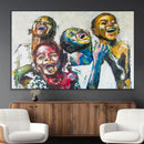 Shai Yossef Style Canvas Art - Joyful African Black Kids