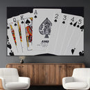 Poker Wall Art - Playing Cards Canvas Wall Art Print - Ace by MyGreatCanvas | Canvas Wall Art Prints | Photo Prints & Wall Decor