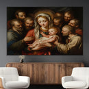 Religious Canvas Wall Art Print - Madonna and Child with by MyGreatCanvas | Canvas Wall Art Prints | Photo Prints & Wall Decor