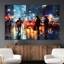 African American Jazz Canvas Wall Art Print – Abstract Music