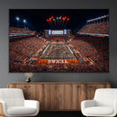 Texas Stadium Night Game Wall Art Canvas Print – Vibrant