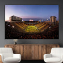 Iowa Hawkeyes Kinnick Stadium Wall Art Canvas Print, Framed