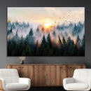 Abstract Forest Wall Art - Serene Nature Canvas Print with by MyGreatCanvas | Canvas Wall Art Prints | Photo Prints & Wall Decor