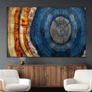 Abstract Tree Rings Wall Art Canvas Print – Modern Wood by MyGreatCanvas | Canvas Wall Art Prints | Photo Prints & Wall Decor