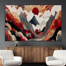 Abstract Mountain Wall Art Canvas Print – Vibrant Stylized by MyGreatCanvas | Canvas Wall Art Prints | Photo Prints & Wall Decor