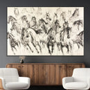 Abstract Horse Wall Art Canvas Print – Framed Horse Sketch by MyGreatCanvas | Canvas Wall Art Prints | Photo Prints & Wall Decor