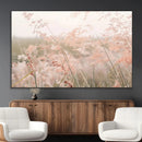 Pastel Grasses Wall Art Canvas Print – Framed Soft Meadow