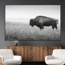 Bison Wall Art Canvas Print – Framed Rustic Wildlife Scene by MyGreatCanvas | Canvas Wall Art Prints | Photo Prints & Wall Decor