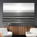 Monochrome Ocean Wall Art Canvas Print – Framed Moody Ocean by MyGreatCanvas | Canvas Wall Art Prints | Photo Prints & Wall Decor