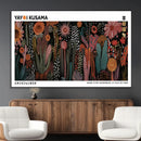Modern Japanese Wall Art Canvas Print – Framed Abstract