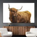 Highland Cow Wall Art Canvas Print – Framed Farmhouse Rustic by MyGreatCanvas | Canvas Wall Art Prints | Photo Prints & Wall Decor