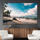 Tropical Beach Wall Art Canvas Print – Framed Ocean Waves by MyGreatCanvas | Canvas Wall Art Prints | Photo Prints & Wall Decor
