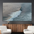 Ocean Waves Wall Art Canvas Print – Framed Coastal Serenity