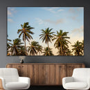 Palms Wall Art Canvas Print – Framed Tropical Coastal Nature