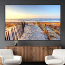 Ocean Sunset Wall Art Canvas Print – Nautical Beach