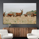 Rustic Deer Wall Art Canvas Print – Autumn Forest Woodland