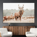 Rustic Nature Wall Art Canvas Print – Stag Woodland Framed by MyGreatCanvas | Canvas Wall Art Prints | Photo Prints & Wall Decor