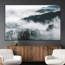 Foggy Forest Landscape Wall Art Canvas Print – Misty by MyGreatCanvas | Canvas Wall Art Prints | Photo Prints & Wall Decor