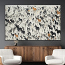 Wild Horse Stampede Wall Art Canvas Print – Monochrome by MyGreatCanvas | Canvas Wall Art Prints | Photo Prints & Wall Decor